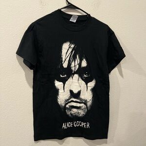 Alice Cooper Black Graphic T-Shirt Size S